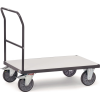 Plattformwagen Ladeflächen L1000xB600mm STA schiefergrau, RAL 7015 Trgf.600kg ESD