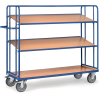 Etagenwagen L1430xB620xH1560mm Gesamt-Trgf.500kg 3 Etagen