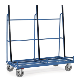 Glas/-Plattenwagen eins.Ladefl.-L1600xB800mm STA brillantblau Trgf.1200kg-Beschreibung lesen
