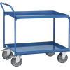 Tischwagen Bügel senkrecht 2Stahlblechwan L1000xB700mm Rand-H.40mm brillantbl