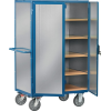 Etagenwagen L1170xB745xH1792mm Trgf.750kg 4 Etagen Stahlblech mit Flügeltür TR