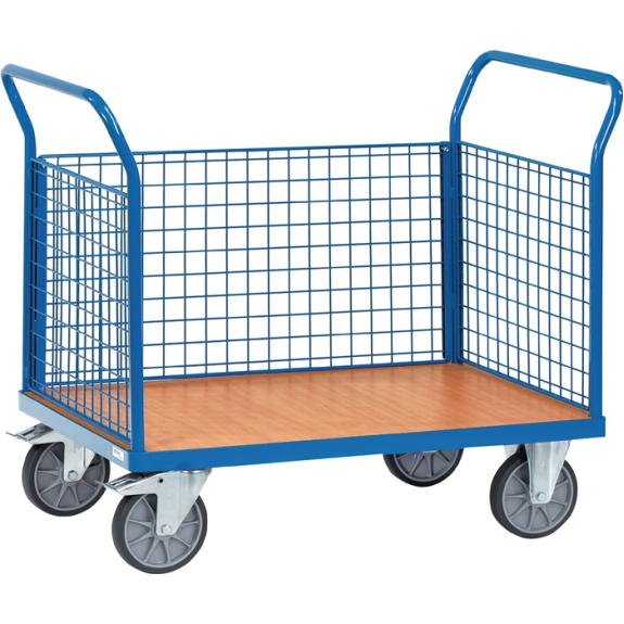 Dreiwandwagen Ladeflächen-L1200xB800mm Drahtgitter Dreiwandwagen Ladeflächen-L1200xB800mm Drahtgitter-Beschreibung lesen