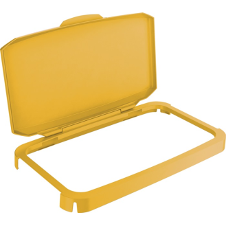Klappdeckel PP gelb B510xT285mm f.Abfallbehälter 60l lebensmittelecht-Beschreibung lesen