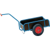 Handwagen mit 4 Sperrholzwänden, Ladefläche L1145xB545mm, Luftbereifung, Tragfähigkeit 400kg