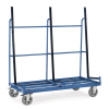 Glas/-Plattenwagen eins.Ladefl.-L1200xB800mm STA brillantblau Trgf.1200kg
