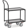 Tischwagen 2 Ladeflächen L605xB408mm grau Trgf.250kg m.Bügel Tischwagen 2 Ladeflächen L605xB408mm grau Trgf.250kg m.Bügel