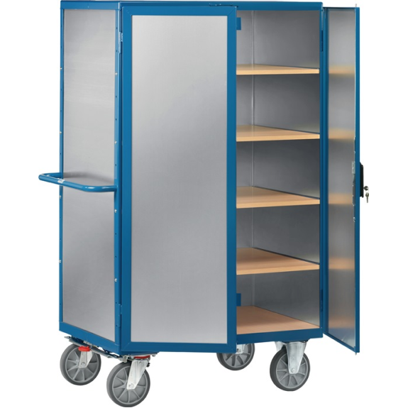 Etagenwagen aus Aluminium mit Flügeltür Etagenwagen aus Aluminium mit Flügeltür-Beschreibung lesen