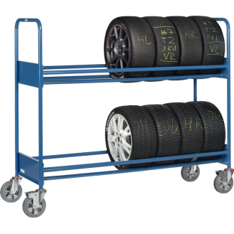 Chariot pour pneumatiques en acier 500 kg-Lire la description