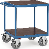 Tischwagen 2 Ladeflächen L700xB700mm brillantblau Trgf.1200kg
