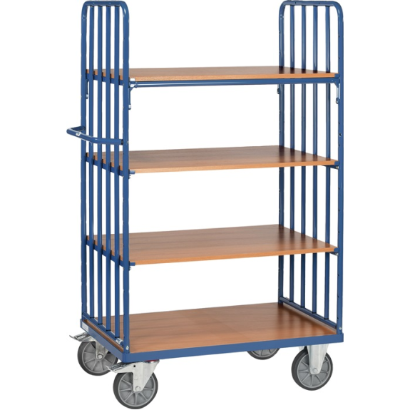 Etagenwagen L1169xB709xH1800mm Gesamt-Trgf.600kg 4 Etagen Stirnwand m.Streben Etagenwagen L1169xB709xH1800mm Gesamt-Trgf.600kg 4 Etagen Stirnwand m.Streben-Beschreibung lesen