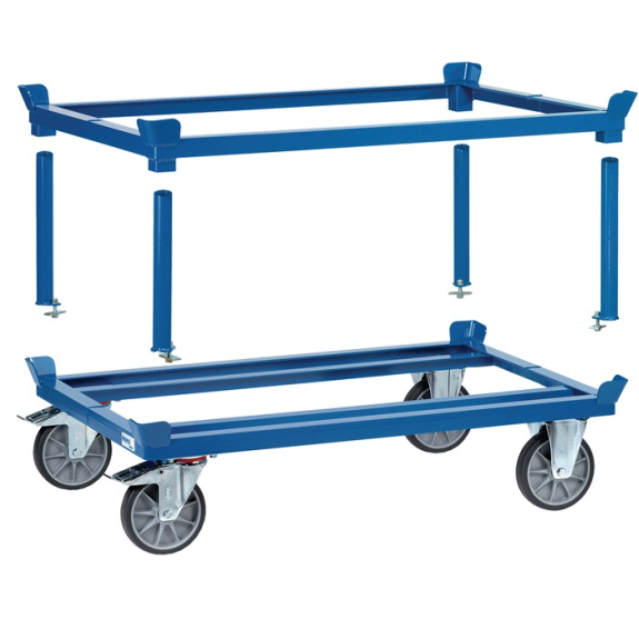 Cadre de montage H.sans/avec châssis 270/552mm pour dimensions de palette 1200x800mm-Leggi tutto