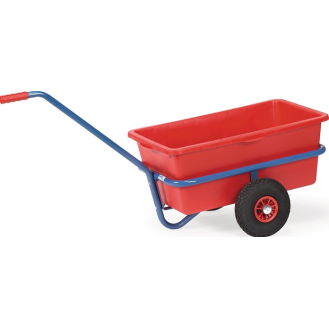 Handwagen m.Kunststoffmulde 200l Ladefl.L910xB585mm Luft Bereifung Trgf.200kg-Beschreibung lesen