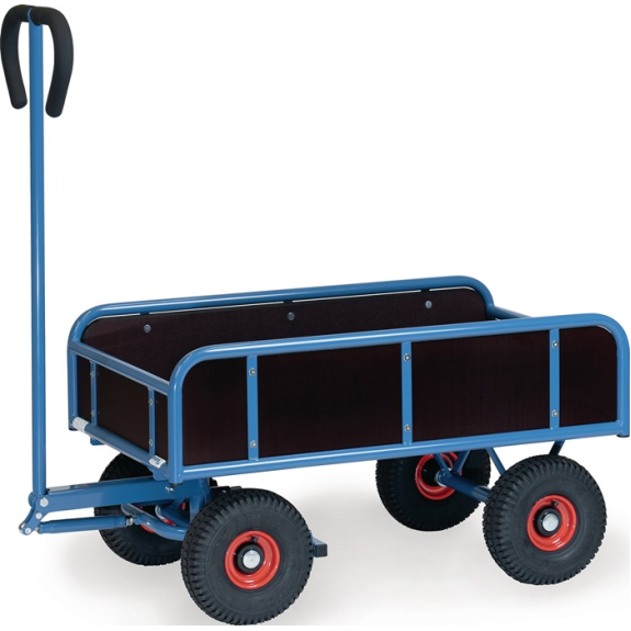 Handwagen mit 4 Sperrholzwänden Ladefläche L945xB545mm Luftbereifung Tragfähigkeit 400kg Handwagen mit 4 Sperrholzwänden Ladefläche L945xB545mm Luftbereifung Tragfähigkeit 400kg-Beschreibung lesen