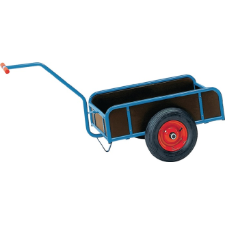 Carrello a mano con scatola 4108L - ruote Ø400mm-Leggi tutto