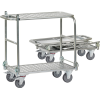 Tischwagen Alu 2 Ladeflächen L900xB600mm Trgf.200kg klappbar