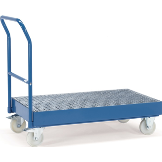 Fasstransportwagen Auffangwanne 45l 1STA-Wanne L1000xB600mm H.100mm brillantbalu-Beschreibung lesen