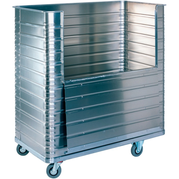 Kastenwagen L950xB550xH980mm abklappbar Alu Inh 350l o Deckel Kastenwagen L950xB550xH980mm abklappbar Alu Inh 350l o Deckel-Beschreibung lesen