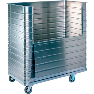 Kastenwagen L950xB550xH980mm abklappbar Alu Inh 350l o Deckel-Beschreibung lesen
