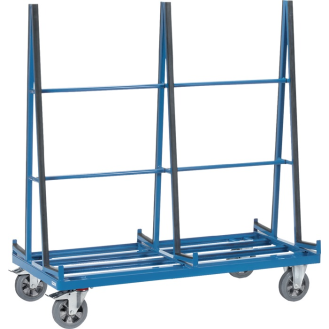 Glas/-Plattenwagen zweis.Ladefl.-L1200xB800mm STA brillantblau Trgf.1200 kg-Beschreibung lesen