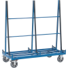 Glas/-Plattenwagen zweis.Ladefl.-L1200xB800mm STA brillantblau Trgf.1200 kg