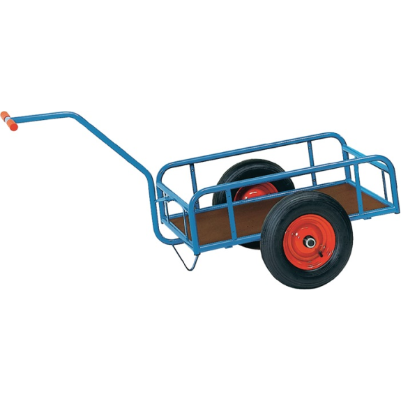 Handwagen mit 4 Stahlrohrwänden, Ladefläche L1145xB545mm, Luftbereifung, Tragfähigkeit 400kg Handwagen mit 4 Stahlrohrwänden, Ladefläche L1145xB545mm, Luftbereifung, Tragfähigkeit 400kg-Beschreibung lesen