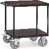 Tischwagen 2 Ladeflächen L700xB700mm grau Trgf.1200 kg