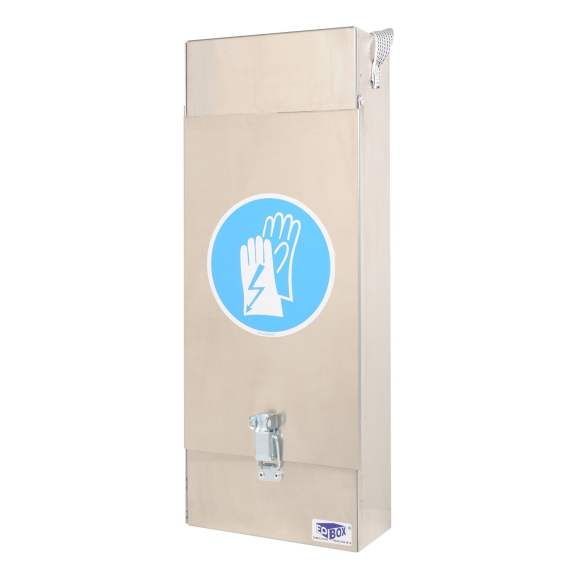 Boîte de rangement BOX-G en aluminium, pour gants électricien Boîte de rangement BOX-G en aluminium, pour gants électricien-Lire la description