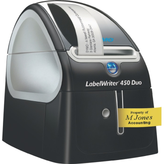 Etikettendrucker LabelWriter 450 Duo Schriftbandbreiten 6,9,12,19,24mm-Beschreibung lesen
