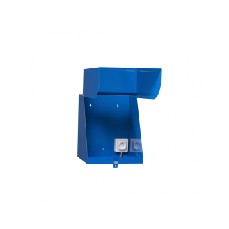 Boîte de rangement EBOX en acier avec prise électrique intégrée, taille L-Lire la description