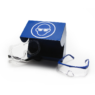 Boîte de rangement BOX acier pour lunettes et masques lunettes, taille S-Lire la description