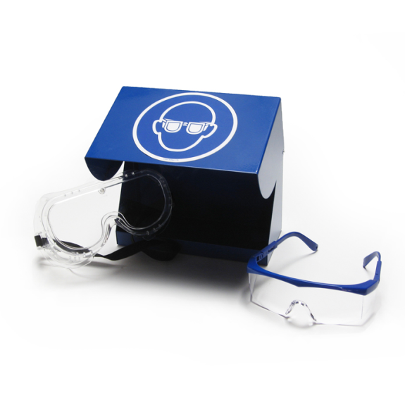 Boîte de rangement BOX acier pour lunettes et masques lunettes, taille S-Lire la description