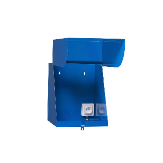 Boîte de rangement BOX acier pour casques, masque respiratoire intégral, écran et masque soudeur, taille XXL-Lire la description