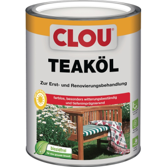 Teaköl farblos 2,5l Dose-Beschreibung lesen
