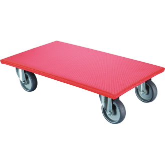 Transportroller D.100mm 330kg L600mm B350mm thermopl.Rutschschutzbelag-Beschreibung lesen