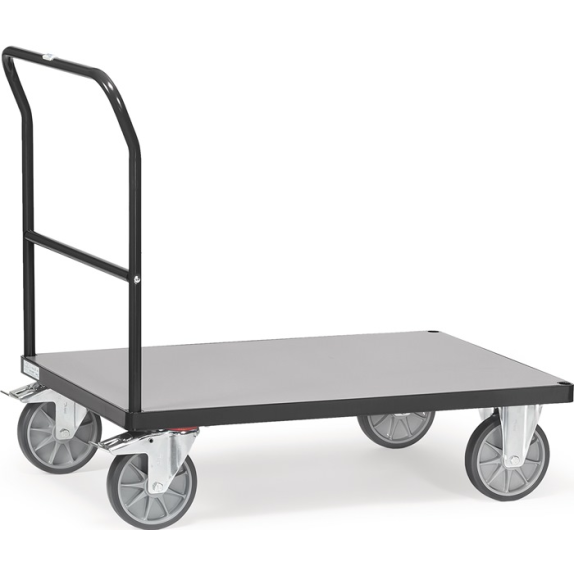 Pltformwagen Ladeflächen L1000xB700mm Stahlrohr/Profilstahl grau Trgf.600 kg-Beschreibung lesen