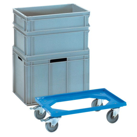 Kistenroller Trgf.250kg PA-Bereifung L605xB405mm ABS-Ku.blau Kistenroller Trgf.250kg PA-Bereifung L605xB405mm ABS-Ku.blau-Beschreibung lesen