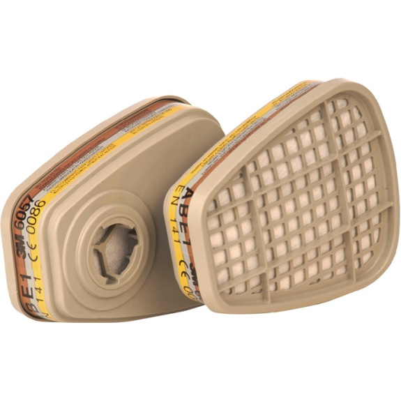 Kombinionsfilter 6057 A1 B1 E1 EN143:2000 f.Ser.6200+6800+7502 Ser.6000-Beschreibung lesen