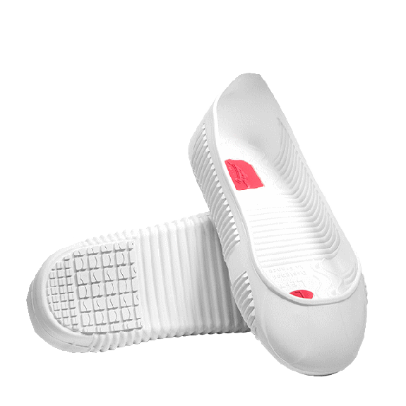 Paire de sur-chaussure antidérapante SUPER-GRIP blanche, taille S-Lire la description
