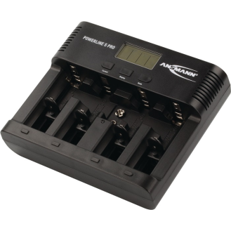 Akku-Ladegerät Powerline 5 PRO f.5 Akkus (AAA-9V) o.Akkus-Beschreibung lesen