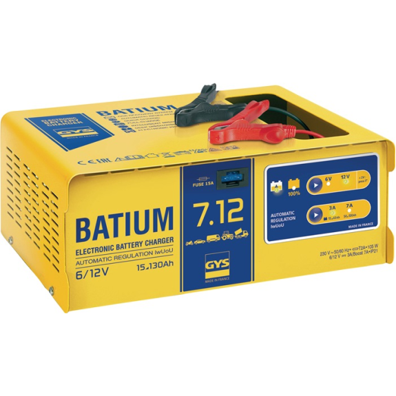 Automatisches Batterieladegerät 6/12 V-Beschreibung lesen