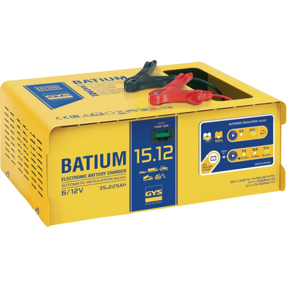 Bterieladegerät BIUM 15-12 6/12 V effektiv:11/arithmetisch:7-10-15 A-Beschreibung lesen