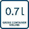 Akku-Sauger GAS 18V-1 Spannung 18V G.1,3(o.Akku)kg Vol.1,3l m.Fugendüse