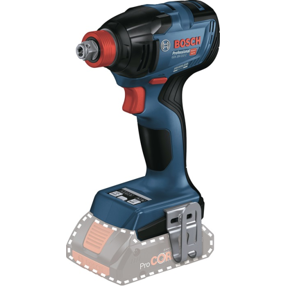 Akkuschlagschrauber GDX 18 V-210 C Prof.18 V 12,5mm A4-kt./6,m (1/4Zoll)-Beschreibung lesen