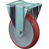Bockrolle D.125mm Trgf.150kg Guß-PU Plte L104xB80mm