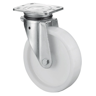 Schwerlast-Lenkrolle D.150mm Trgf.600kg Ku.Plte L138xB110mm-Beschreibung lesen