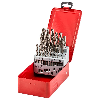 Coffret metal de 25 meches acier HSS-G O1-13/0,5 EXTRA, FIS536605