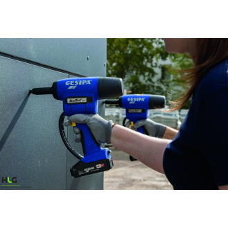 Akkublindnietsetzgerät AccuBirdPro 12-tlg.13000N Schiebeakku,Ladegerät L-Boxx-Beschreibung lesen