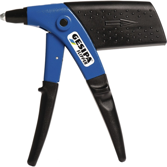 Handblindnietsetzgerät Flipper L.221mm Arbeitsber.2,4-5mm m.Öffnungsf.-Beschreibung lesen