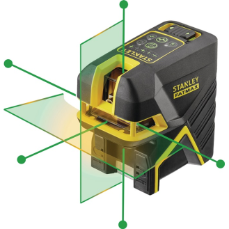 Kreuzlinienlaser FMax FM 5Punkt Li-Ion grün 30(50m.Empfänger)/Pk.45m ±m/10m-Beschreibung lesen