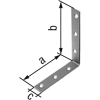 Stuhlwinkel L.40 x 40mm B.15mm S.1,75mm VA Loch-D.4,5mm